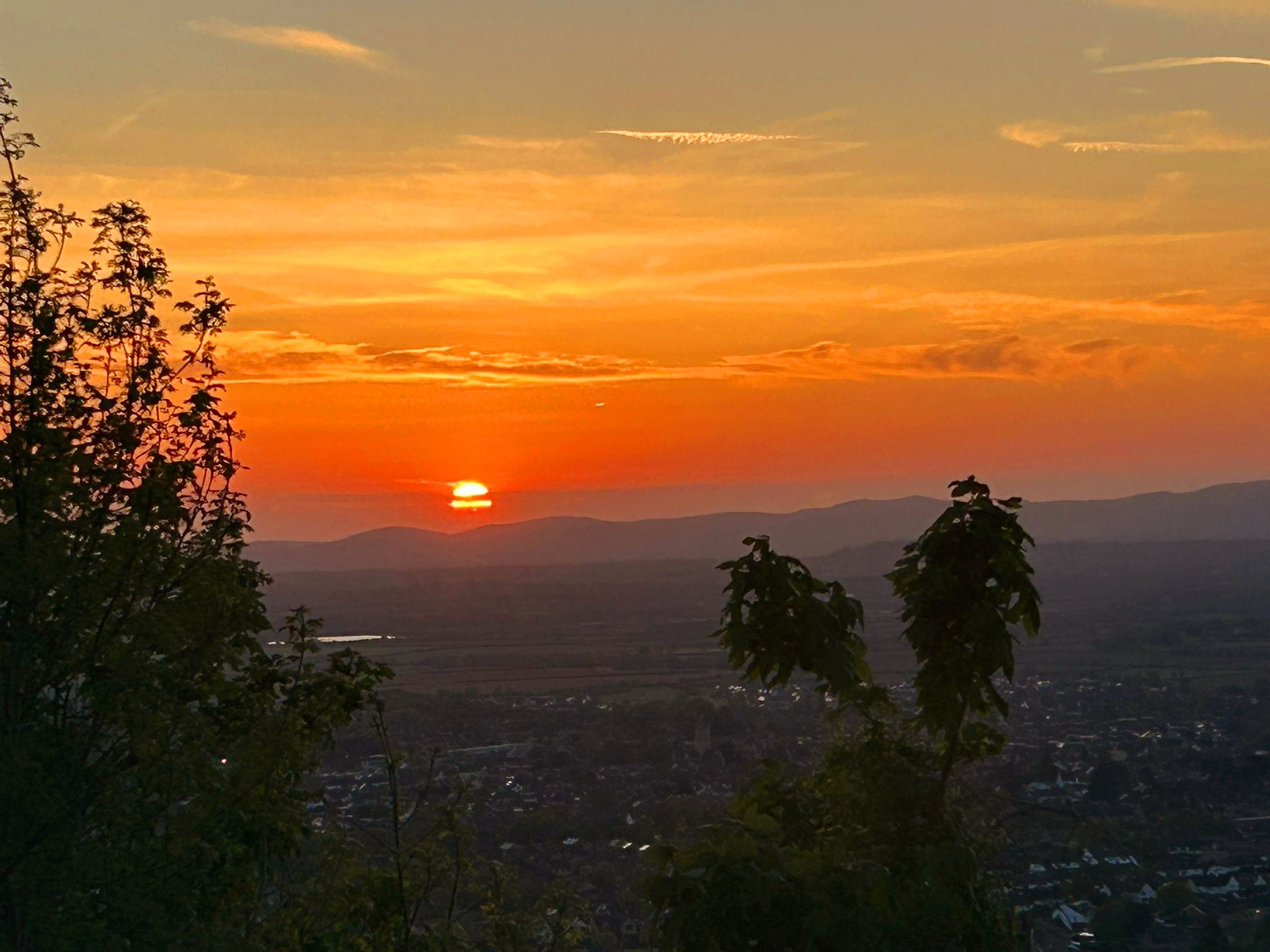Sundown Walking on Cleeve Hill